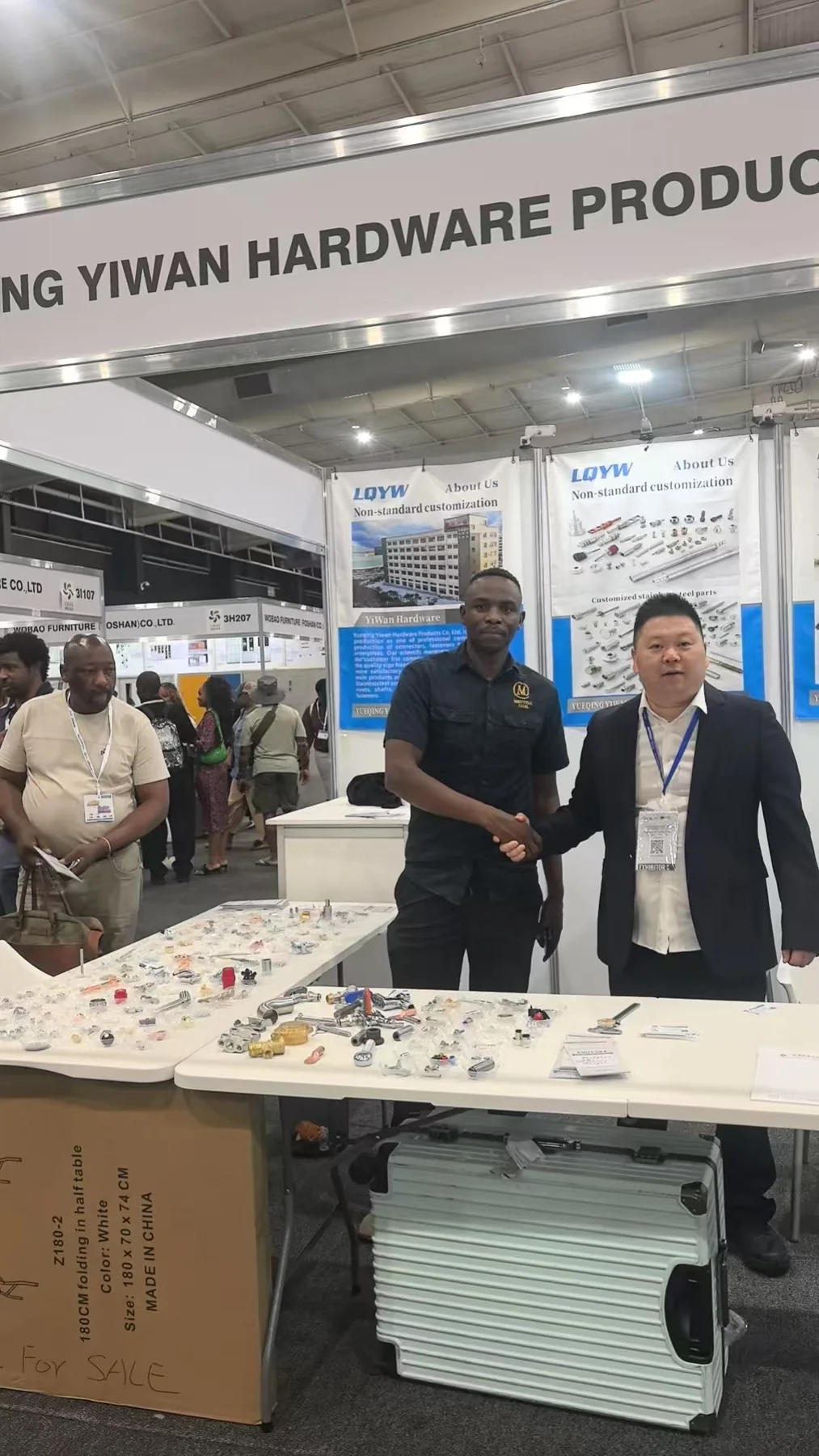 YIWAN booth at the 2026 South Africa export brand expo