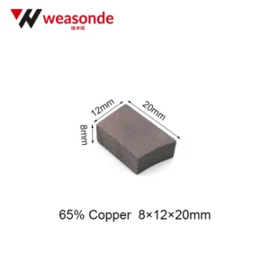65 Copper 8×12×20 Carbon Brush 65% Copper 8×12×20 Carbon Brush