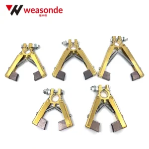6×12 and 8×12 Brass Carbon Brush Holder for Stranding Machine Film Blowing Machine and Packaging Machine 6×12 and 8×12 Brass Carbon Brush Holder for Stranding Machine, Film Blowing Machine and Packaging Machine