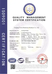 YIWAN ISO 9001 02 YIWAN-ISO-9001-02