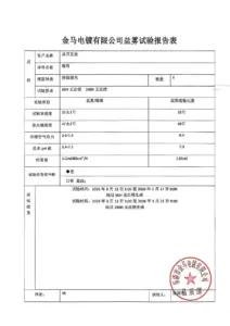 test report test report